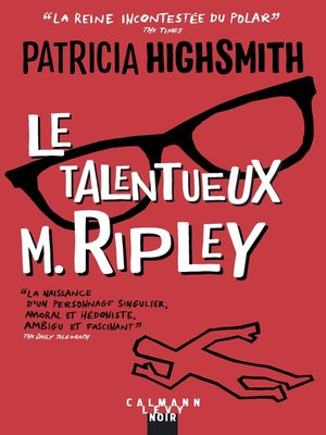 cover image of Le talentueux Mr Ripley--Nouvelle édition